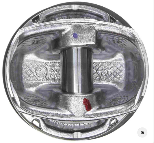 MAHLE OE Dodge Eagle HEMI 5.7L 0.50MM 2009-2020 Dodge Charger, Challenger, Chrysler, Ram Durango Piston With Rings Set (Set of 8)