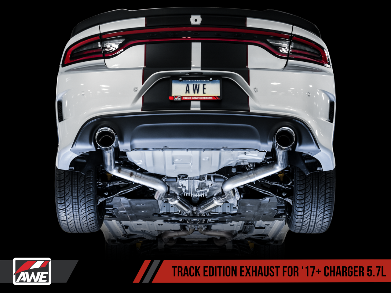 AWE EXHAUST SUITE FOR THE 17+ DODGE CHARGER 5.7