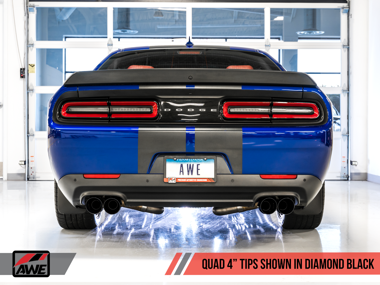 AWE EXHAUST SUITE FOR THE 17+ DODGE CHALLENGER 5.7