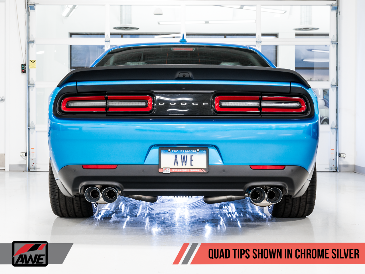 AWE EXHAUST SUITE FOR THE 15+ DODGE CHALLENGER 6.4 / 6.2 SC