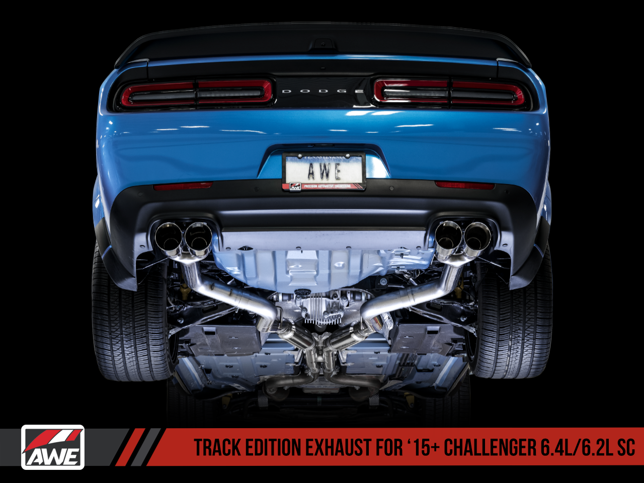 AWE EXHAUST SUITE FOR THE 15+ DODGE CHALLENGER 6.4 / 6.2 SC