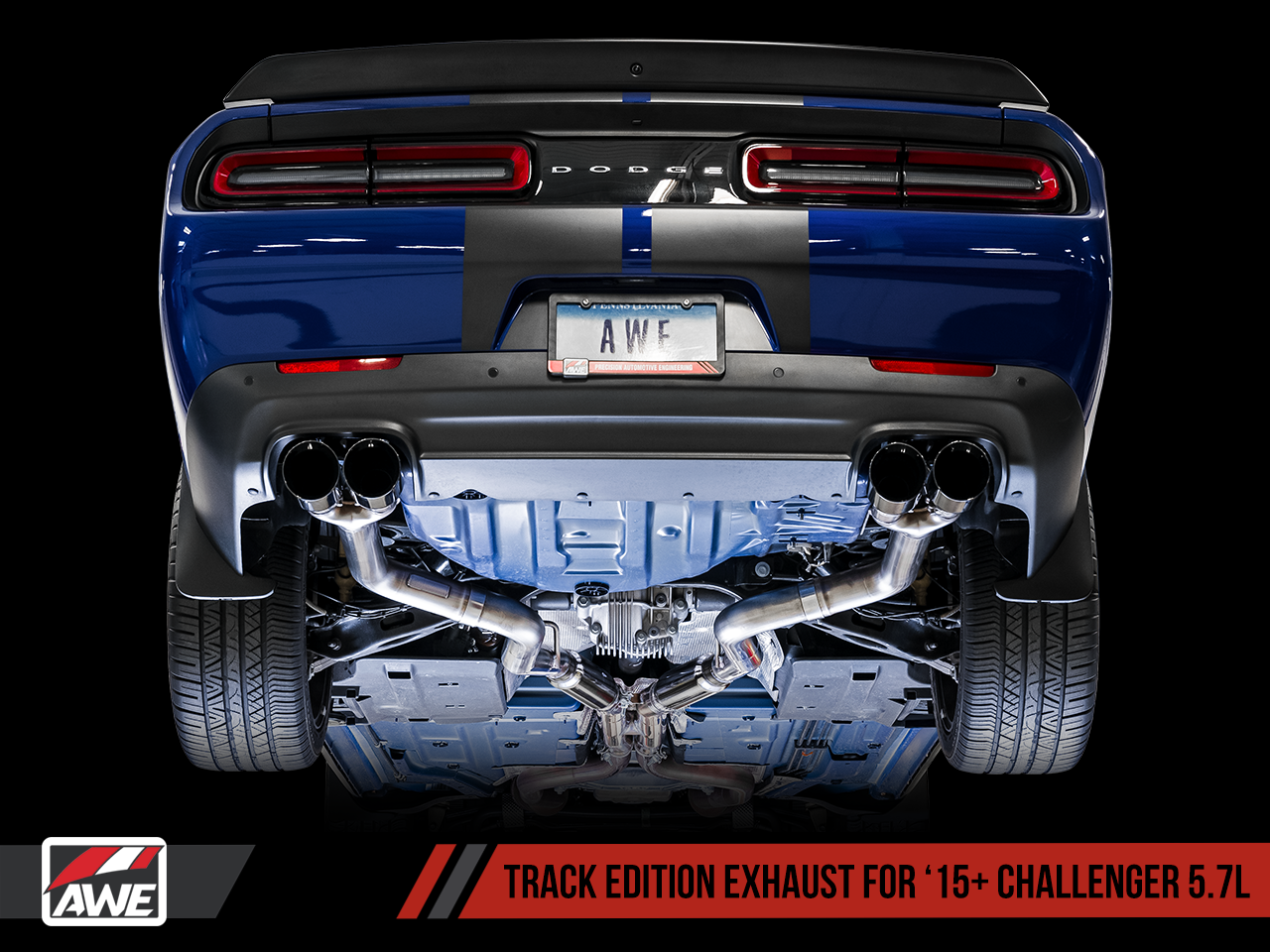 AWE EXHAUST SUITE FOR THE 17+ DODGE CHALLENGER 5.7